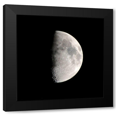 Half Moon Black Modern Wood Framed Art Print by Allen, Kimberly