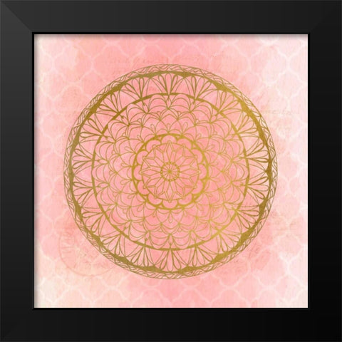 Medallion 2 Black Modern Wood Framed Art Print by Allen, Kimberly