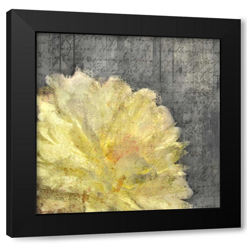 In Nature Yellow Black Modern Wood Framed Art Print by Allen, Kimberly