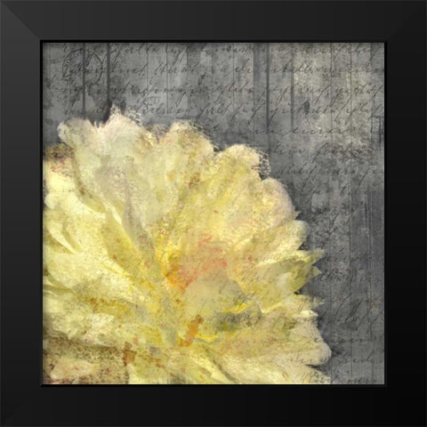 In Nature Yellow Black Modern Wood Framed Art Print by Allen, Kimberly