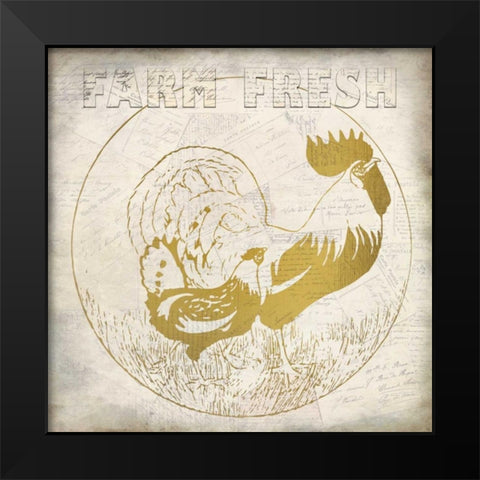 Golden Farm Fresh Black Modern Wood Framed Art Print by Allen, Kimberly