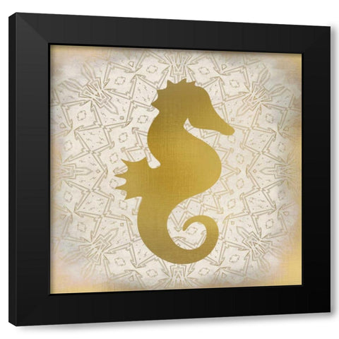 Ocean Dream in Gold 2 Black Modern Wood Framed Art Print by Allen, Kimberly