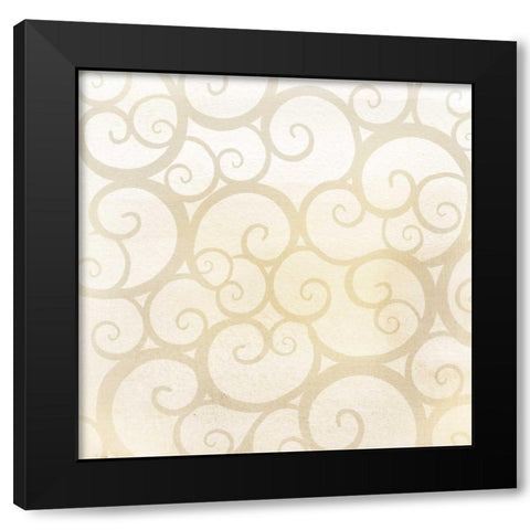 Love Dream Laugh Pattern Black Modern Wood Framed Art Print with Double Matting by Allen, Kimberly