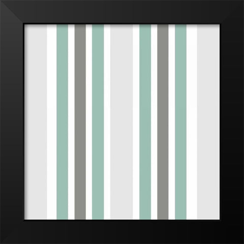 At The Shore Pattern Black Modern Wood Framed Art Print by Allen, Kimberly