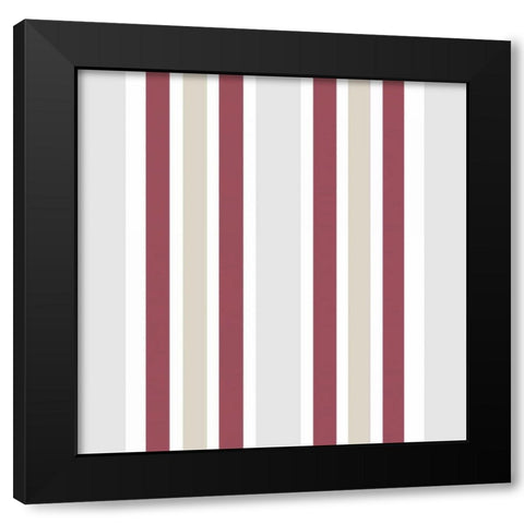 Hotel France Pattern Black Modern Wood Framed Art Print with Double Matting by Allen, Kimberly