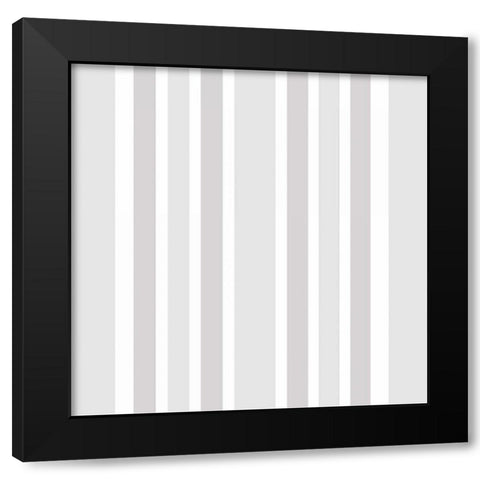 Night In Paris Pattern Black Modern Wood Framed Art Print by Allen, Kimberly