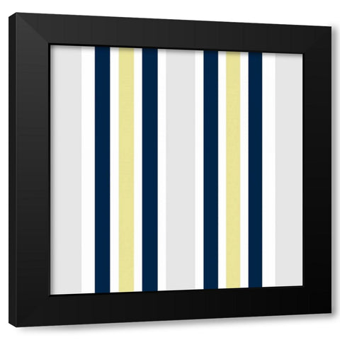 Wild Flower Day Pattern Black Modern Wood Framed Art Print with Double Matting by Allen, Kimberly