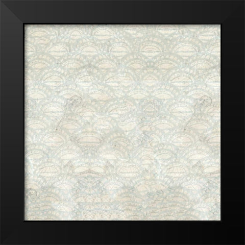 At The Shore Pattern Black Modern Wood Framed Art Print by Allen, Kimberly
