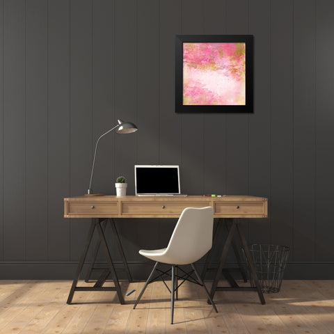 Pretty in Pink Pattern 1 Black Modern Wood Framed Art Print by Allen, Kimberly