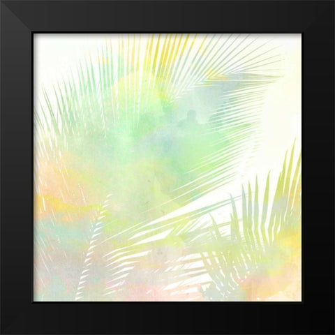 Watercolor Palm 2 Black Modern Wood Framed Art Print by Allen, Kimberly