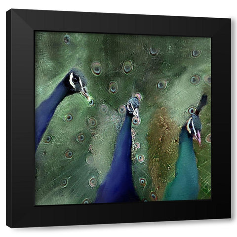 Royal 1 Black Modern Wood Framed Art Print by Kimberly, Allen