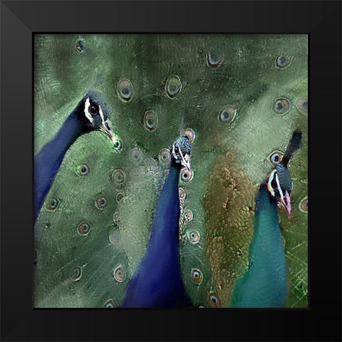 Royal 1 Black Modern Wood Framed Art Print by Kimberly, Allen