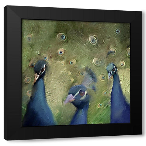 Royal 2 Black Modern Wood Framed Art Print by Kimberly, Allen