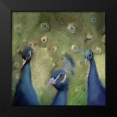 Royal 2 Black Modern Wood Framed Art Print by Kimberly, Allen