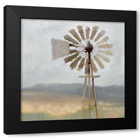 Open Spaces Black Modern Wood Framed Art Print by Kimberly, Allen