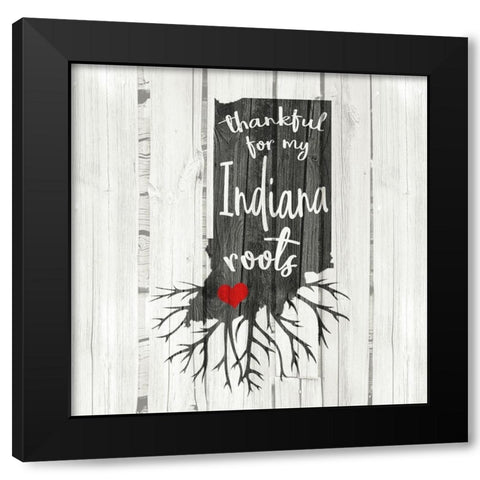 IN Roots Black Modern Wood Framed Art Print by Kimberly, Allen