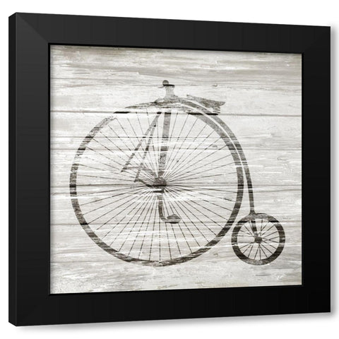 Vintage Bike Black Modern Wood Framed Art Print by Kimberly, Allen