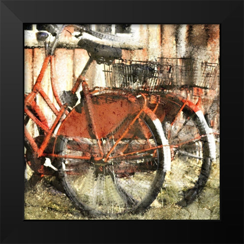 Ride Bicycles Black Modern Wood Framed Art Print by Kimberly, Allen