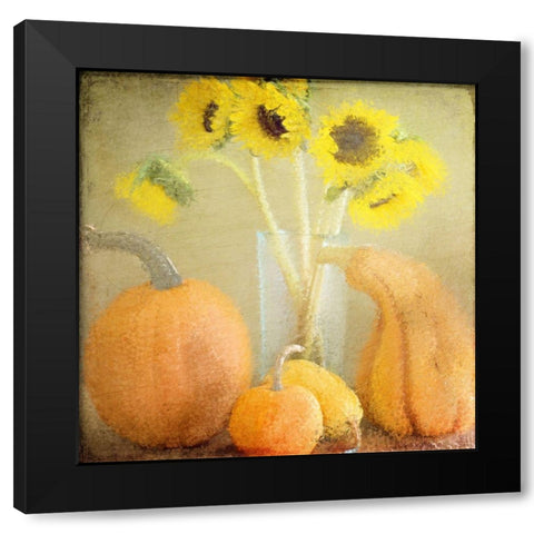 Harvest Table Black Modern Wood Framed Art Print by Kimberly, Allen