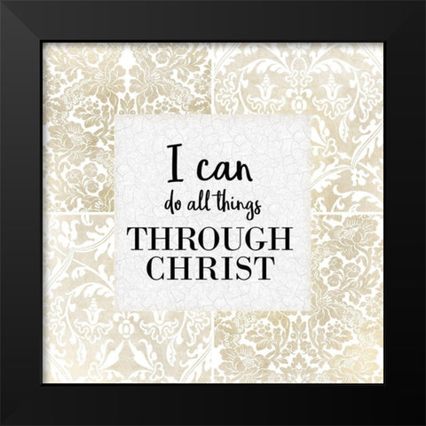 All Things 2 Black Modern Wood Framed Art Print by Kimberly, Allen