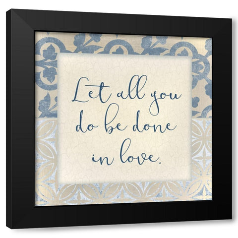 The Greatest 6 Black Modern Wood Framed Art Print by Kimberly, Allen