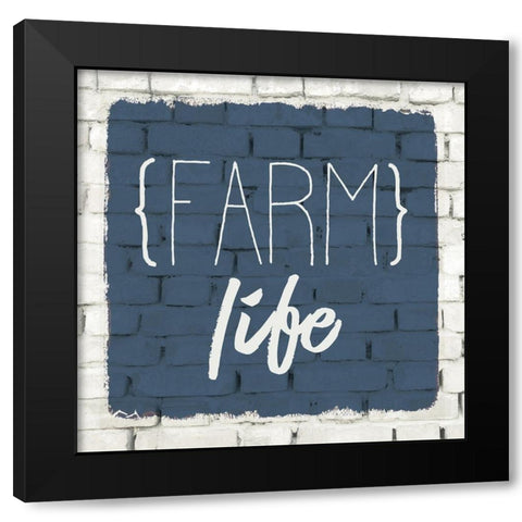Farm Life 9 Black Modern Wood Framed Art Print by Kimberly, Allen