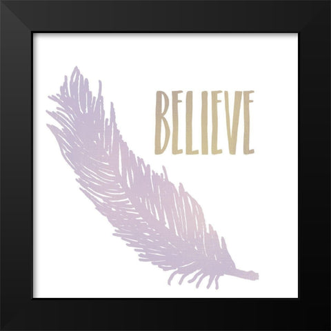 Breathe 3 Black Modern Wood Framed Art Print by Kimberly, Allen