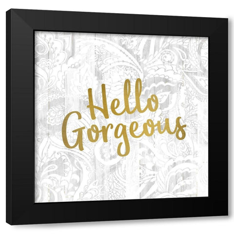 Gorgeous Black Modern Wood Framed Art Print with Double Matting by Kimberly, Allen