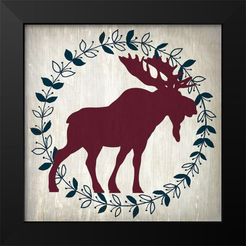 Be Wild 1 Black Modern Wood Framed Art Print by Kimberly, Allen
