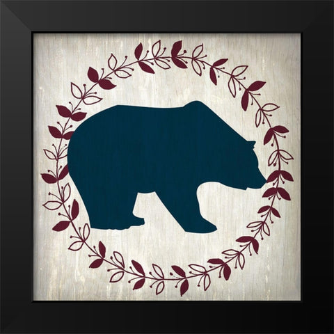 Be Wild  2 Black Modern Wood Framed Art Print by Kimberly, Allen