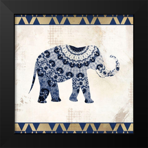 On Safari 1 Black Modern Wood Framed Art Print by Kimberly, Allen