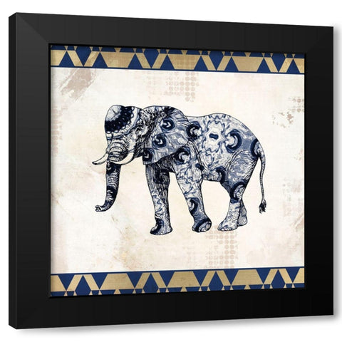 On Safari 2 Black Modern Wood Framed Art Print by Kimberly, Allen