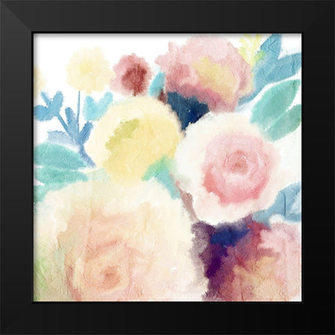 Colors of Springs Black Modern Wood Framed Art Print by Kimberly, Allen