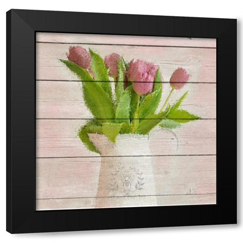 Spring Bloom Black Modern Wood Framed Art Print with Double Matting by Allen, Kimberly