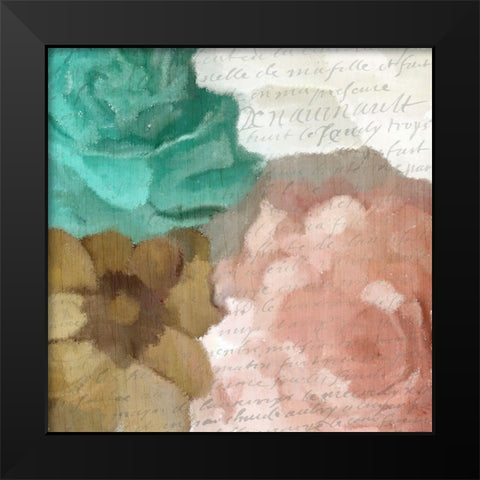 Sunday Blooms 2 Black Modern Wood Framed Art Print by Kimberly, Allen