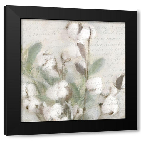 Soft Cotton 2 Black Modern Wood Framed Art Print by Kimberly, Allen
