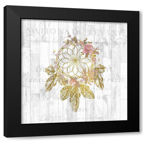 Spirit 1 Black Modern Wood Framed Art Print by Kimberly, Allen