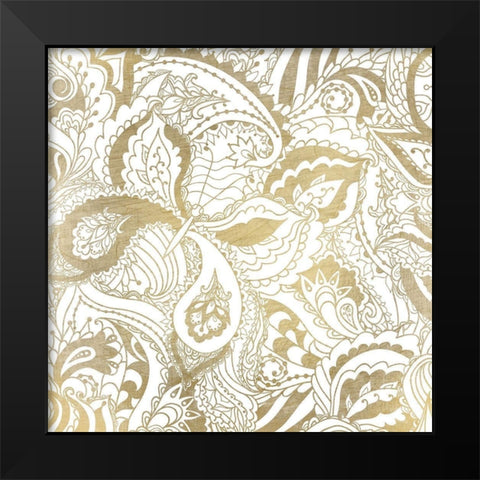 Gorgeous Pattern Black Modern Wood Framed Art Print by Kimberly, Allen