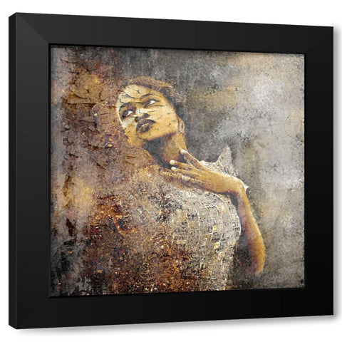 Dreamer Black Modern Wood Framed Art Print by Kimberly, Allen