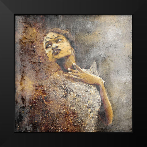 Dreamer Black Modern Wood Framed Art Print by Kimberly, Allen