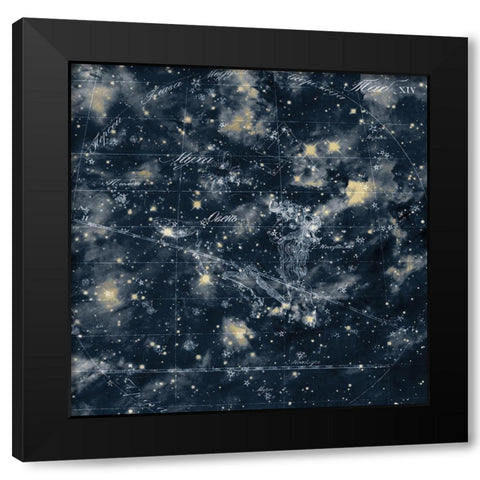 Celestial 3 Black Modern Wood Framed Art Print with Double Matting by Kimberly, Allen