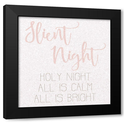 Slient Night Black Modern Wood Framed Art Print with Double Matting by Kimberly, Allen