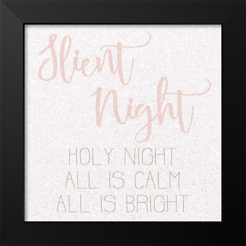 Slient Night Black Modern Wood Framed Art Print by Kimberly, Allen