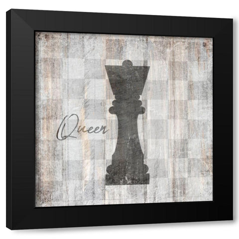 Queen Black Modern Wood Framed Art Print with Double Matting by Kimberly, Allen