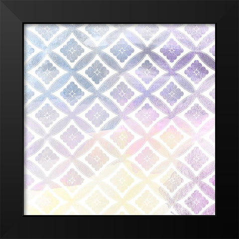 Watercolor Pattern 1 Black Modern Wood Framed Art Print by Kimberly, Allen