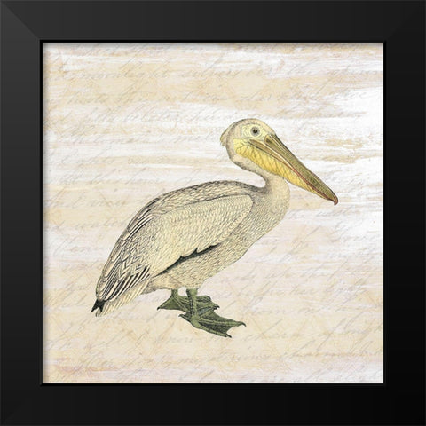 Shore Birds 3 Black Modern Wood Framed Art Print by Kimberly, Allen