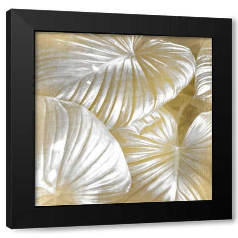 Tropic Gold 1 Black Modern Wood Framed Art Print with Double Matting by Kimberly, Allen