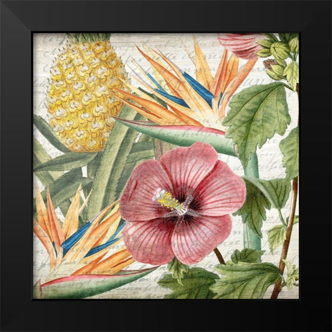 My Tropics 1 Black Modern Wood Framed Art Print by Kimberly, Allen