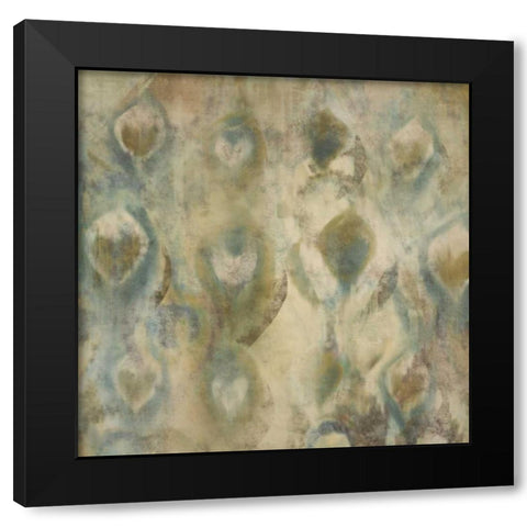 Raindrops Black Modern Wood Framed Art Print with Double Matting by Allen, Kimberly