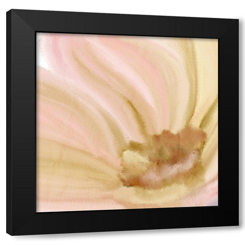 Gold Center 1 Black Modern Wood Framed Art Print by Kimberly, Allen